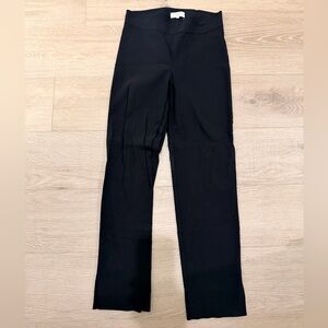 Avenue Montaigne Black Straight-Leg Knit Pants